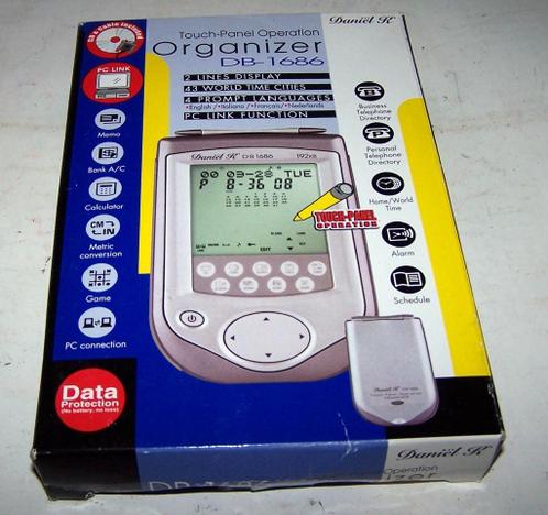 Touch panel organizer Daniel K DB-1686. Nwst. in OVP.