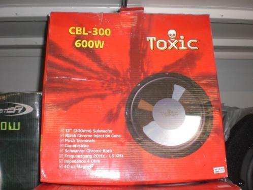 Toxic Auto Subwoofer 600Watt