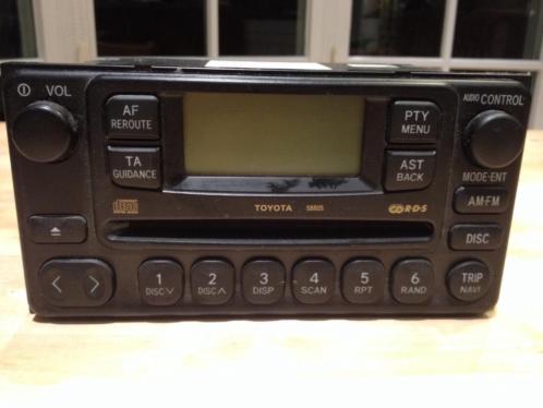 Toyota autoradio met cd speler