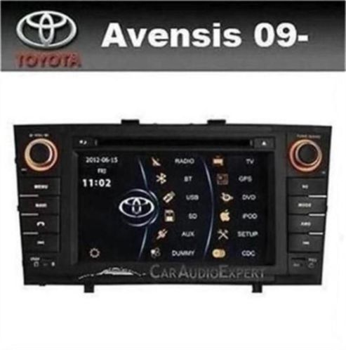 Toyota Avensis 09-13 radio navigatie multimedia USB iPod DVD