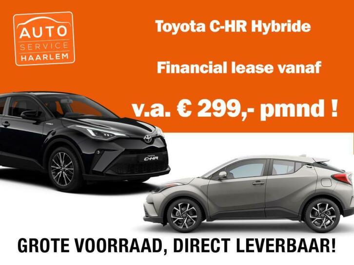 Toyota C-HR Hybride automaat - Financial lease al va  299,-