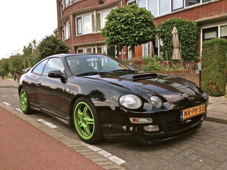 Toyota Celica 3-SGTE, 1996 Zwart, 225 pk, check YouTube Clip