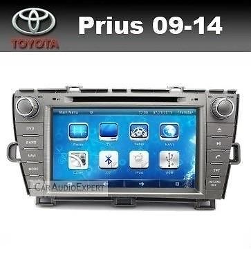Toyota Prius GPS radio navigatie bluetooth DVD 8 inch carkit