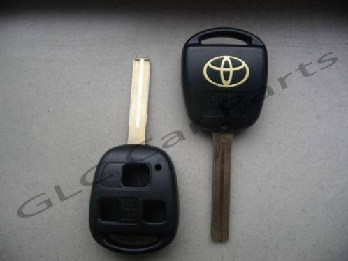 Toyota sleutel 3 knop type hoek SHORT 37mm blad