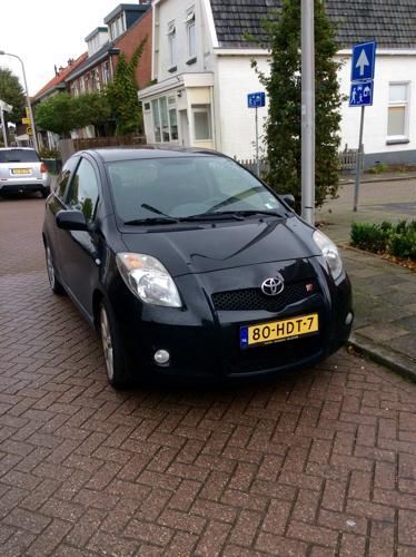 Toyota Yaris 1.8 16V VVT-I 3DR TS 2008 Zwart