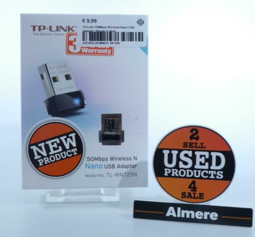 TP-Link 150Mbps Wireless Nano USB Adapter  Nieuw in doos