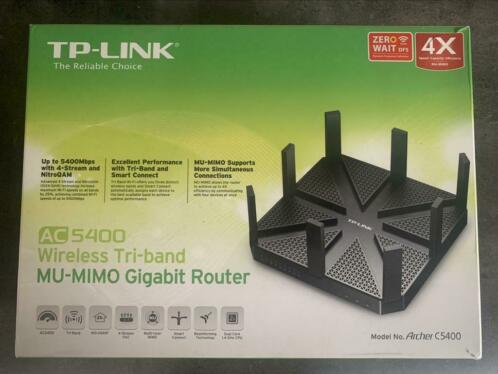 TP-Link Archer C5400 Tri-band RouterTP-Link RE450 extender