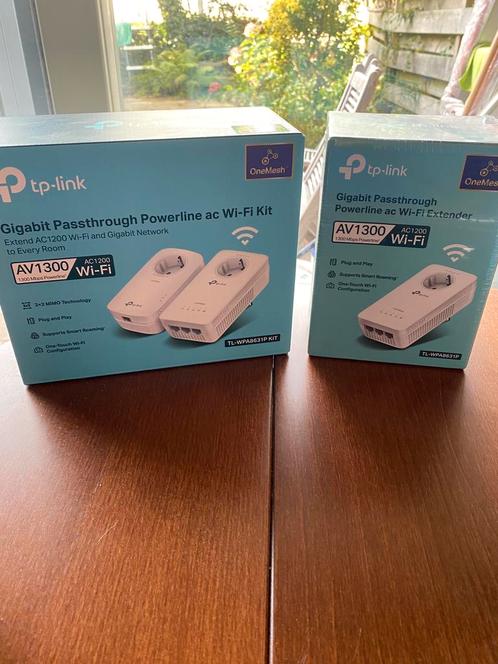 TP-Link AV1200 passthrough en twee as wifi extenders