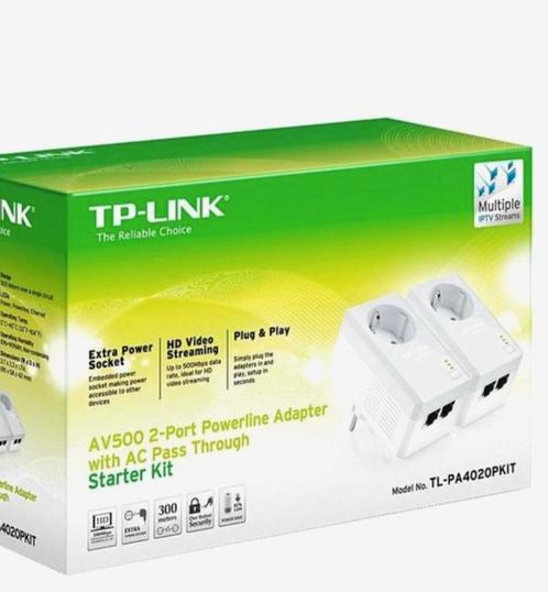 TP-Link AV500 2 sets waarvan 1 met stopcontacten