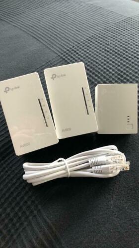 TP Link AV600 300 Mbits Ethernet LAN WIFI 3 stuks wit