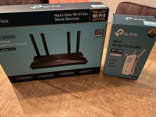 TP-link ax50 router en ac1650 wcd extender