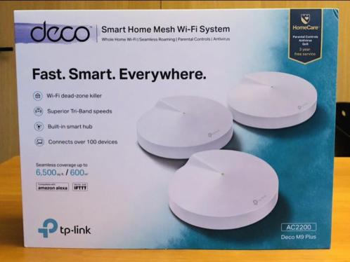 tp-link Deco M9 plus Mesh WiFi system (3-pack)