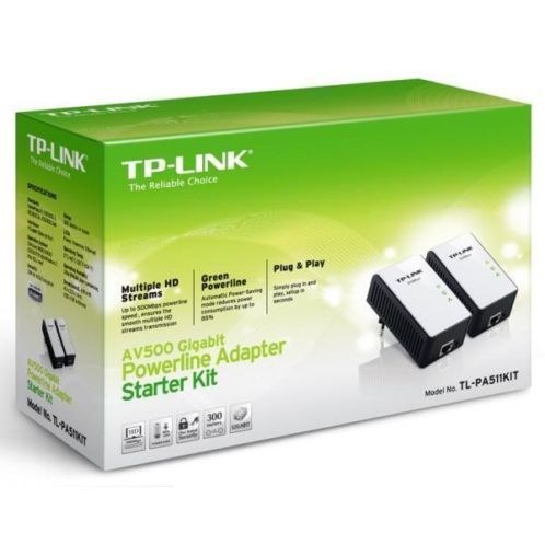 TP-Link Powerline 500Mbps TL-PA4030KIT 2st, NIEUW
