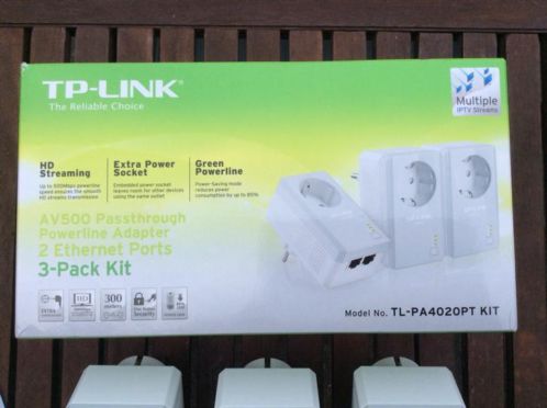 TP-LINK powerline adapter set (3) TL-PA4020PT
