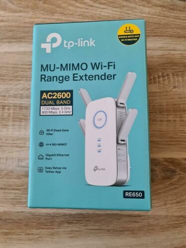 TP-LINK RE650 AC2600 WiFi Range Extender Wit