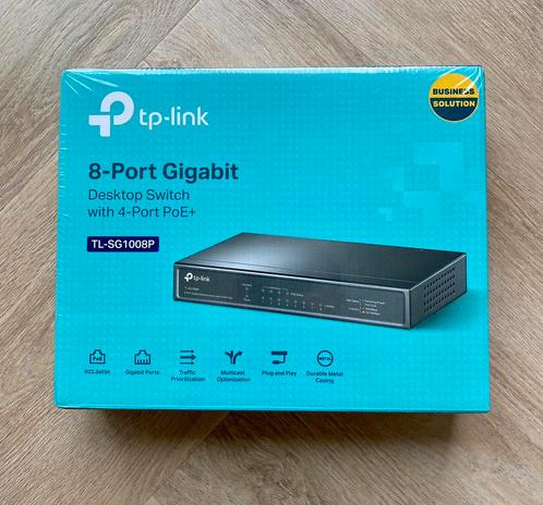 TP-Link TL-SG1008P 8-poorts switch (Nieuw)