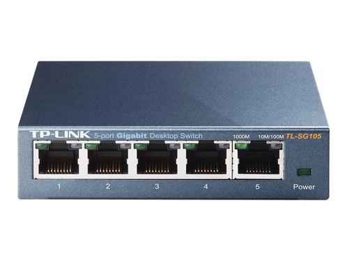 TP-Link TL-SG105 5-Port Metal Gigabit Switch - switch - 5 po