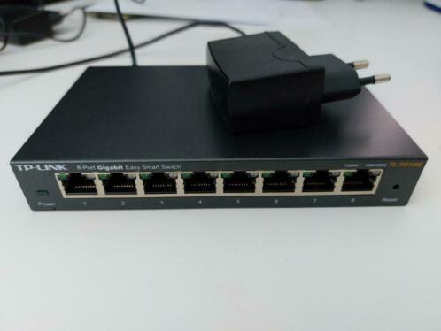TP-Link TL-SG108E-Gigabit (8-poorts) switch
