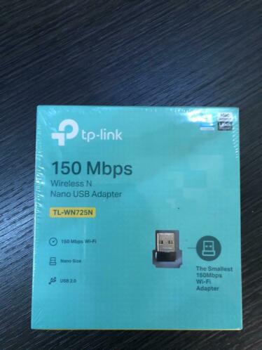 TP-Link TL-WN725N Nano USB WiFi adapter. (20 stuks nieuw)