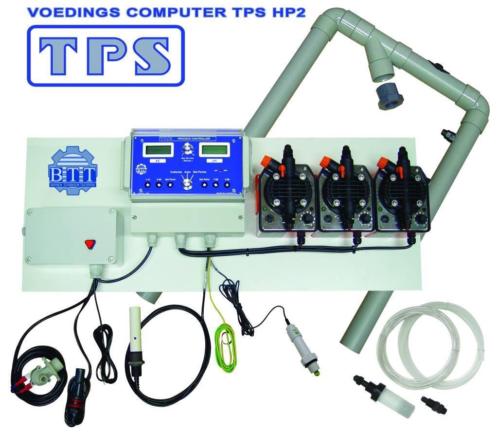 TPS, voedingscomputer, incl nieuwe onderdelen, kweekspullen.