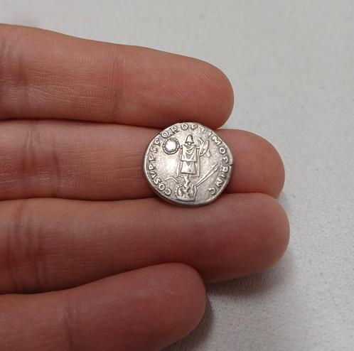 Trajanus Denarius, zilveren Romeinse munt