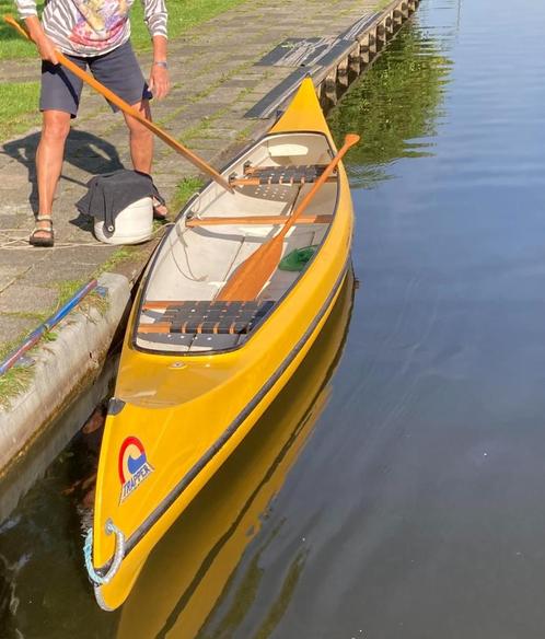 TRAPPER  Canadese kano 3-zitter van Zweedse makelij