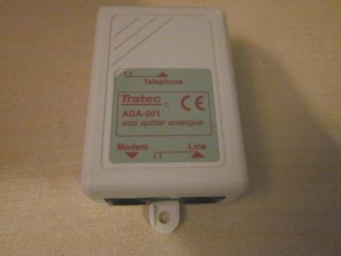 Tratec ADSL splitter analoog ADA-001, nieuw.