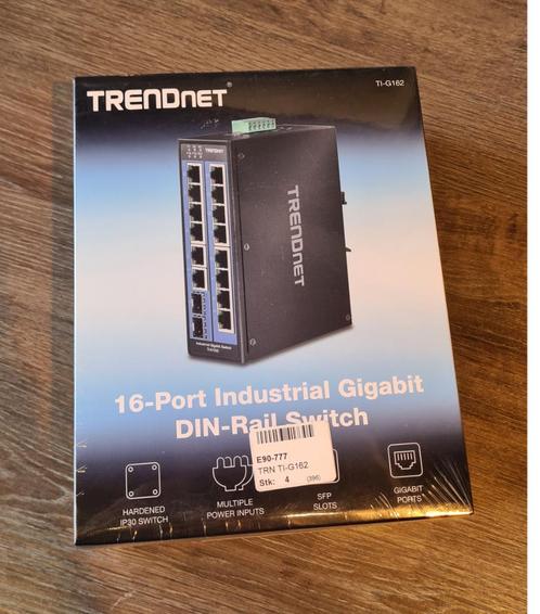 Trendnet TRN TI-G162 Switch, 16-poorts, Gigabit Ethernet, SF