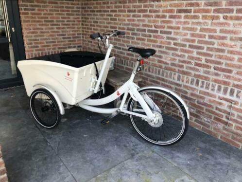 Triobike Boxter bakfiets wit