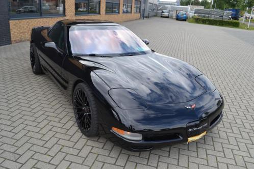 triple black Corvette c5 2002 targa. ijskoude airco