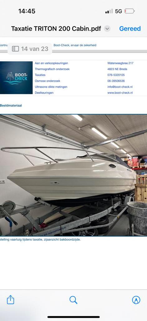 Triton 200 cabin 135 pk Honda