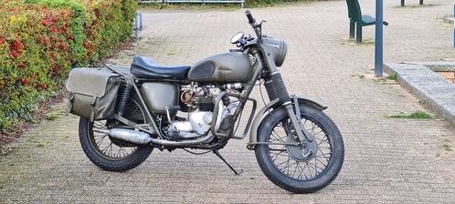 Triumph 3TA legergroen 350 cc twin