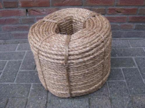 Trossen 20 mm 1e grade Manilla schoottouw200 meter