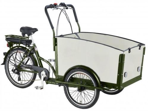 Troy elektrische bakfiets 26 inch unisex 6 versn. velgrem gr