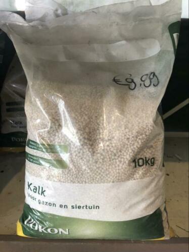 Tuin kalk pokon 10 kg  9,99 