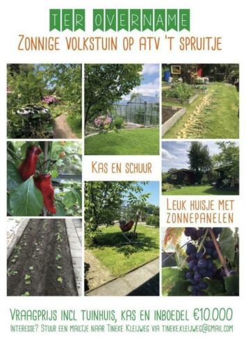 Tuinhuisje in Alkmaar