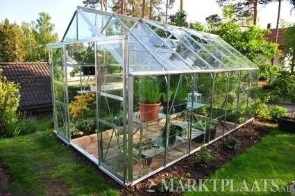 Tuinkas  hobbykas ECObasic XL met veiligheidsglas (tip)