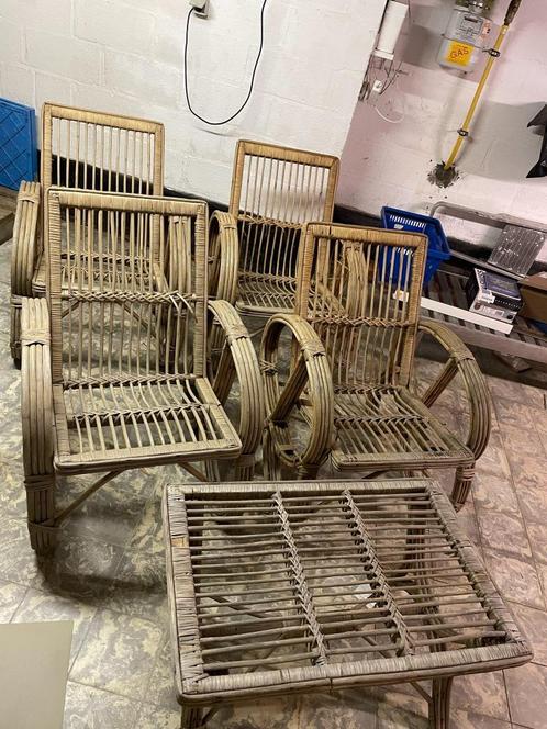 tuinmeubelset rotan origineel