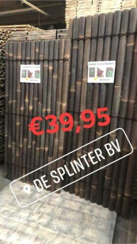 tuinscherm bamboe bamboo, tuin scherm schutting de splinter 