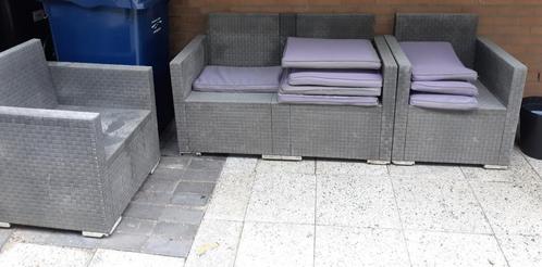 Tuinset ( 2 stoelen en 1 bankje)