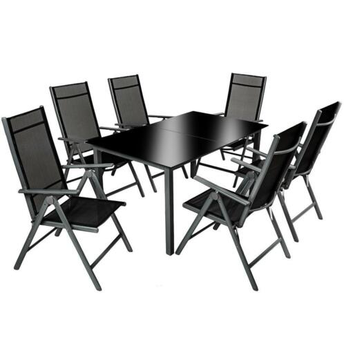 tuinset 61, aluminium frame 6 stoelen en 1 tafel - A402166