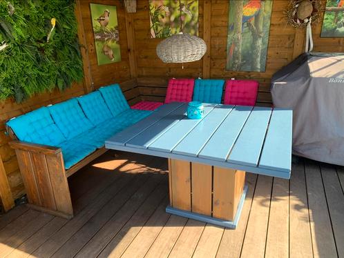 Tuinset hoekbank met tafel