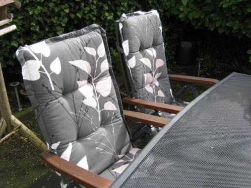 Tuinset met 4 stoelen