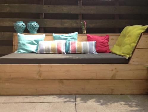 Tuinset Tuinmeubels Loungebank steigerhout steigerhoutlounge