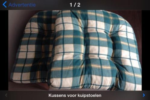 Tuinstoelkussens voor kuipstoelen