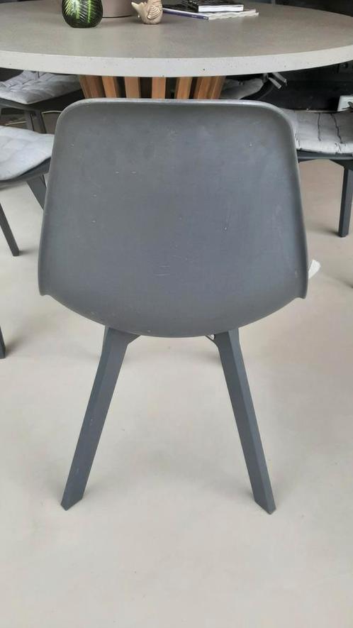 Tuinterras stoelen zwart met kussens