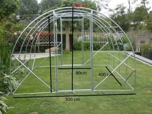 Tunnelkas fruitkooi  kaders buizen 25 mm VERSCHILLENDE AFM