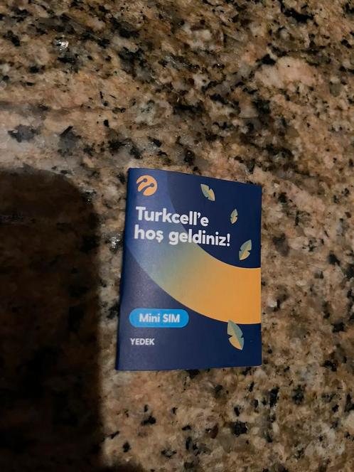 Turkse simkaart 10GB, 2 stuks (prijs per stuk)