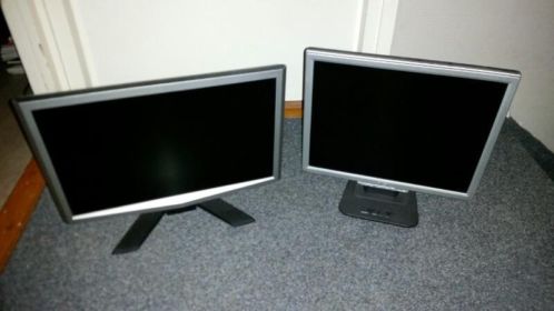 Twee monitorsbeeldschermen te koop