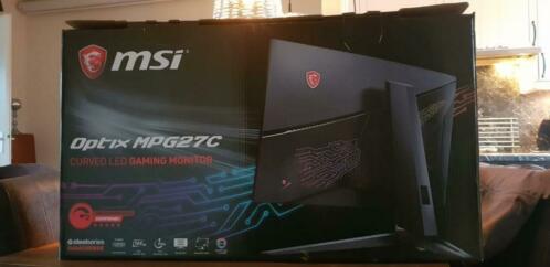 Twee nieuwe MSI optix MPG27C curved led gaming monitor 144HZ